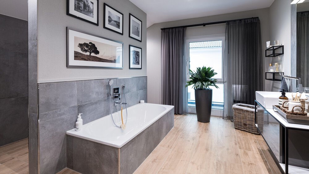 Badezimmer Musterhaus FingerHaus GmbH 