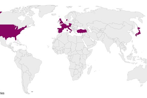 Top 10 visitor countries of analytica 2026
