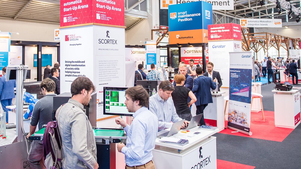 Booths at automatica