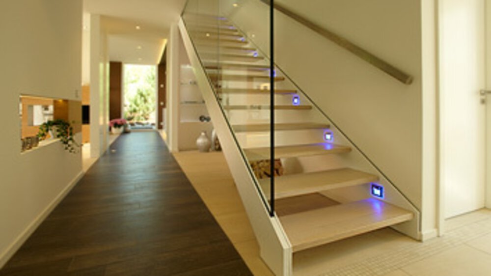 Flur Treppe Musterhaus FischerHaus GmbH & Co. KG 