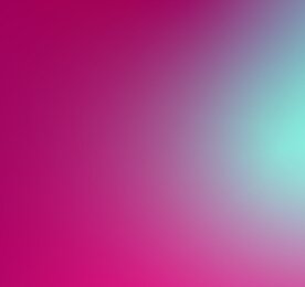 Eine querformatige Headergrafik mit einem Farbverlauf von Pink-Magenta auf der linken Seite zu Hellblau auf der rechten Seite.