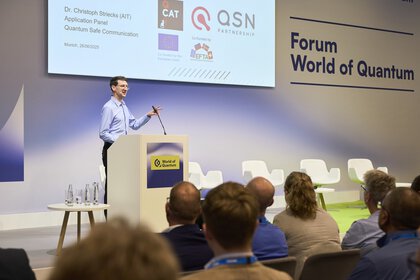 Sprecher auf dem Forum World of Quantum