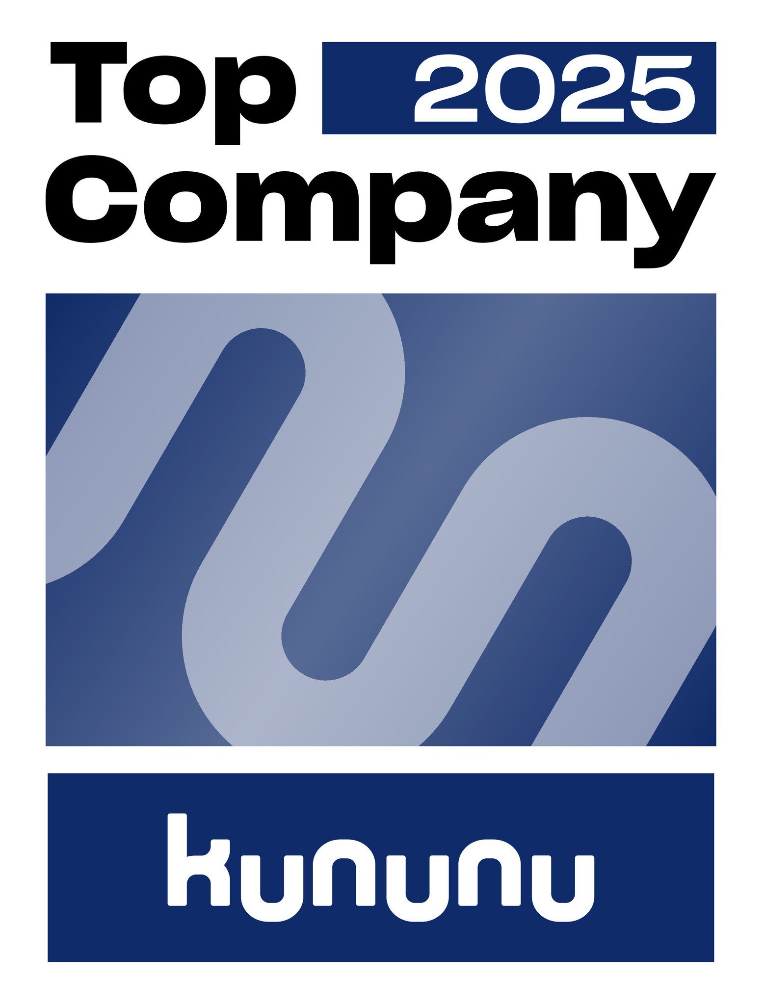 Auf dem Foto ist das Top Company kununu Badge 2025 für die Messe München.