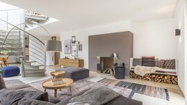 Wohnbereich Musterhaus von Aumer Massivhaus
