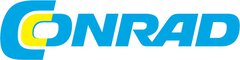 Logo with bold blue text 