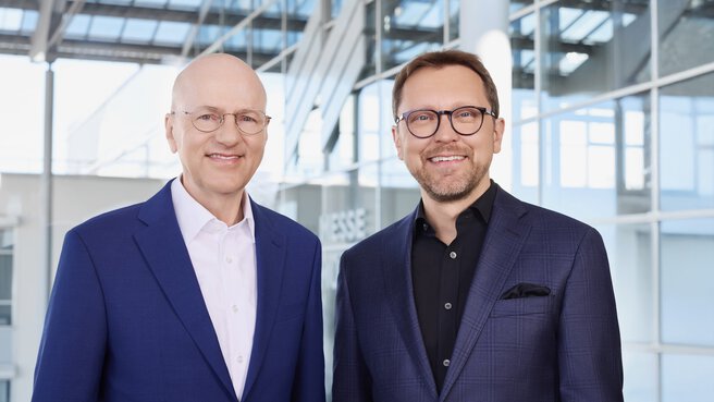 CEOs of Messe München: Dr. Reinhard Pfeiffer & Stefan Rummel