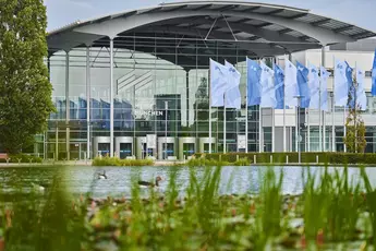 Photo 1: Main entrance of Messe München