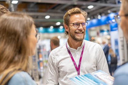 Aussteller der DMEA im Gespräch