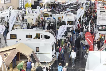 Great visitor interest in the Caravanning & Camping theme area