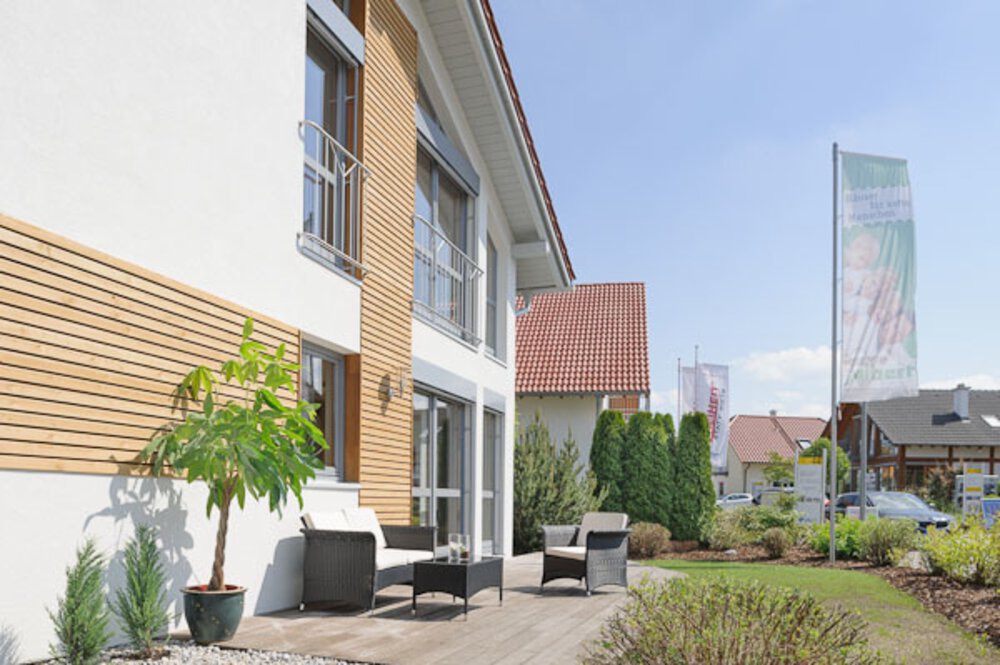 Außenansicht Musterhaus Albert-Haus 