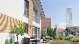 Außenansicht Musterhaus Albert-Haus 