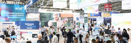 Stands and visitors in hall A2