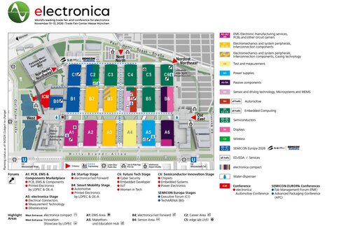 Fairgrounds map electronica 2026