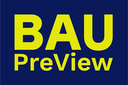 dunktelblauer Hintergrund mit gelber Schrift 