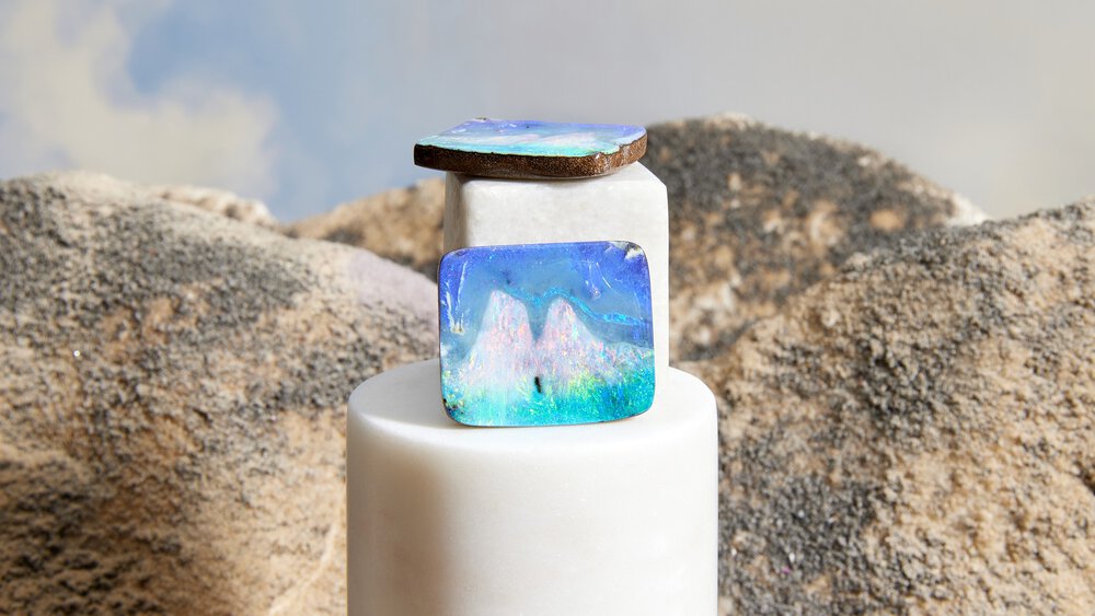 Gemstone: Boulder Opal Split, Josef Michel
