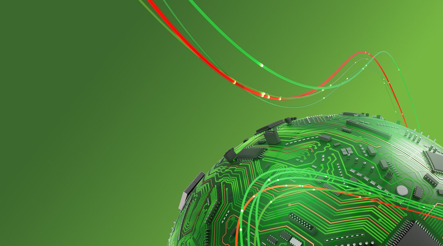 electronica Key Visual - Digital globe
