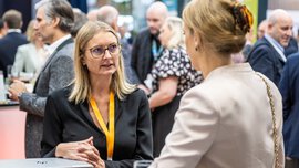 There was a lively need for conversation and discussion at the stands