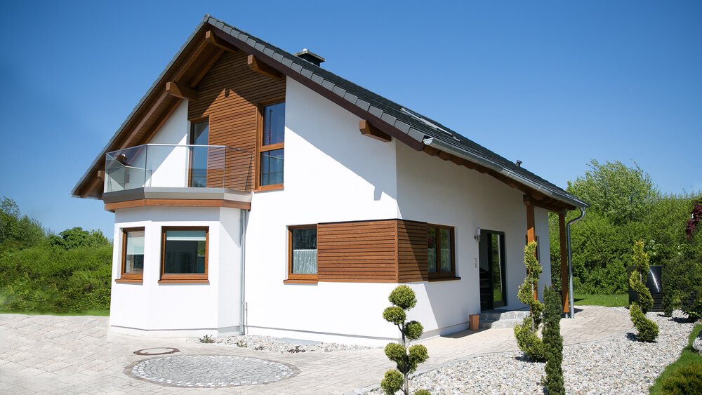 Eingang Musterhaus STREIF Haus GmbH 