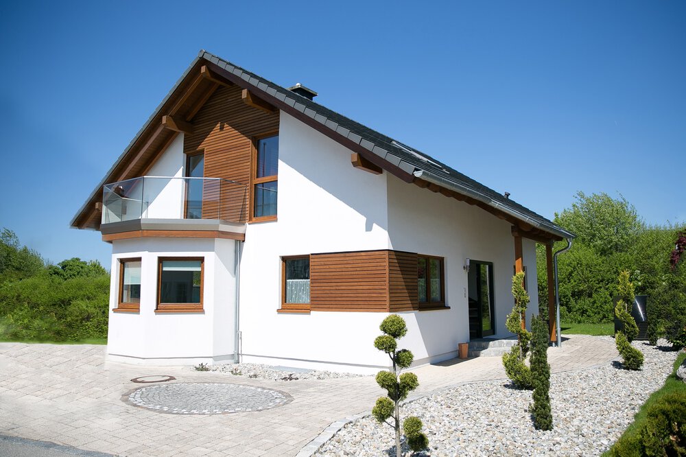 Eingang Musterhaus STREIF Haus GmbH 