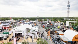 IFAT Munich: Outdoor exhibition grounds featuring various exhibitor booths and pavilions