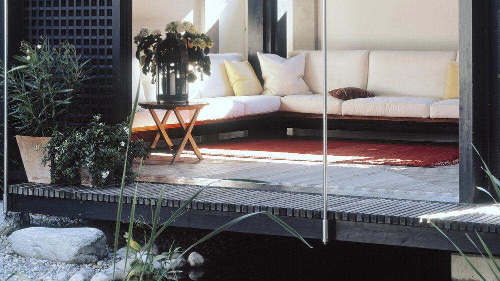 Garten Terrasse Musterhaus WerkHaus