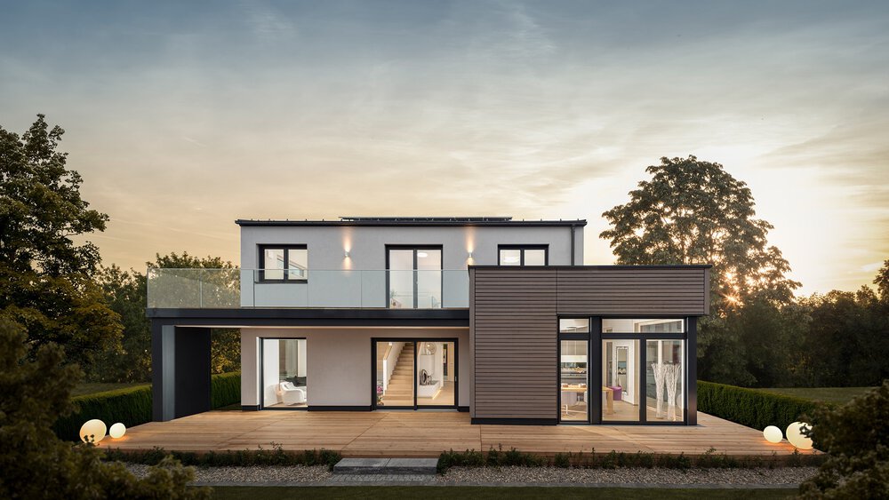 Außenansicht Musterhaus von Griffnerhaus GmbH