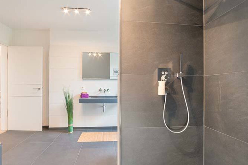Dusche Musterhaus Massa Haus GmbH