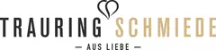 Logo with ‘TRAURING SCHMIEDE’ in black and gold text and a heart symbol at the top.