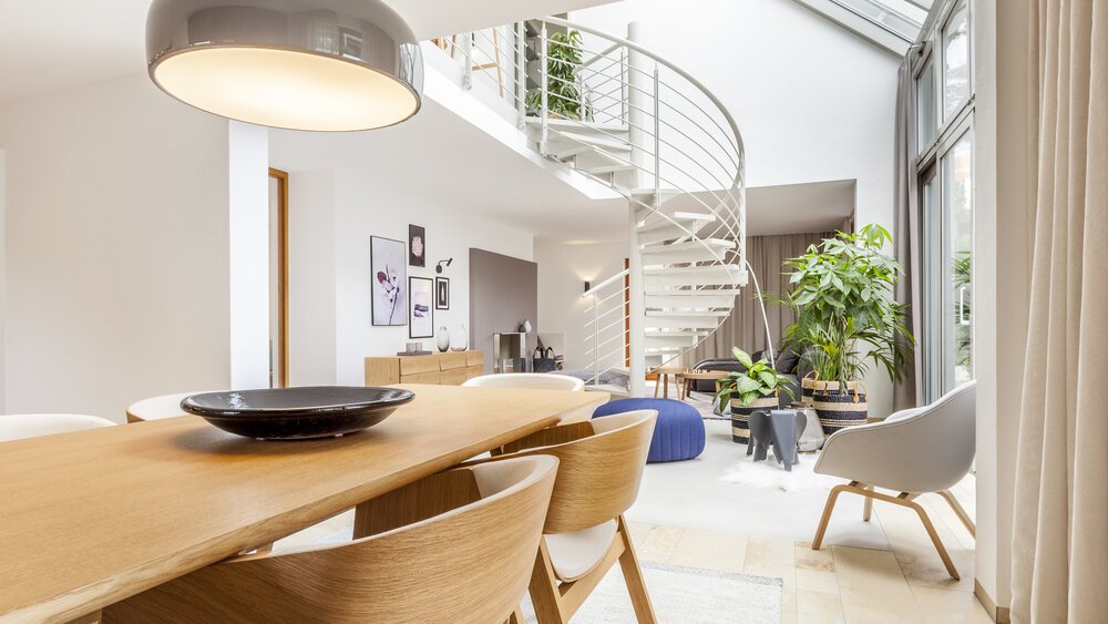 Essbereich Musterhaus von Aumer Massivhaus