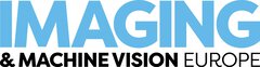 Logo of IMAGING & MACHINE VSION EUROPE. Imaging is written in large and light blue above the rest of the text.
