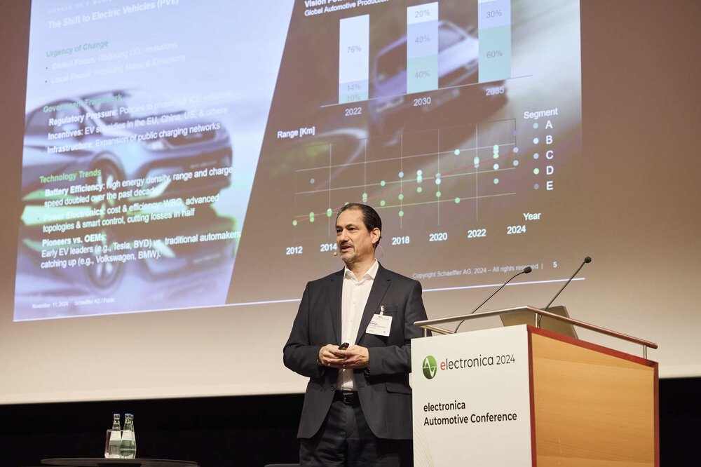 Ebenfalls am Vortag fand die electronica Automotive Conference statt. 