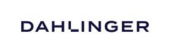 The picture shows the word ‘DAHLINGER’ in bold, dark blue capital letters on a white background.