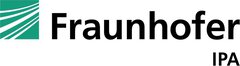 Logo des Fraunhofer IPA mit grün-weißem Wellendesign neben dem Schriftzug.