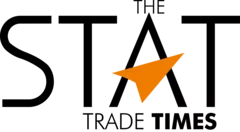 Black and orange logo of 
