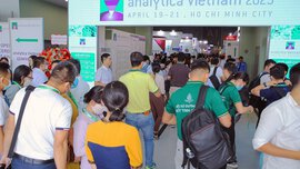 Bei allen diesjährigen Auslandsmessen der analytica, wie hier in Vietnam, übertrafen die Besucherzahlen das Niveau der Vorveranstaltung.