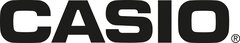 CASIO logo in bold black letters on a transparent background.