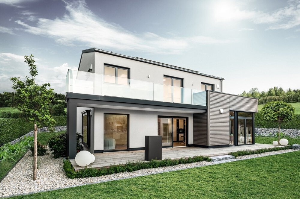 Außenansicht Musterhaus Griffnerhaus GmbH