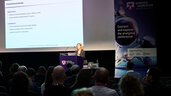 Presentation on the analytica conference stage