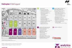 Fairgrounds map of analytica 2026