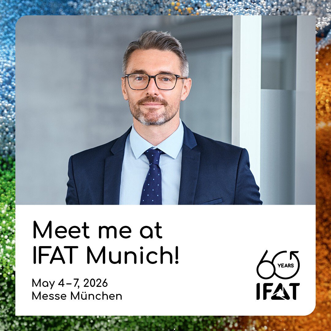 Example of a custom framework to upload a photo to promote the IFAT Munich visit 