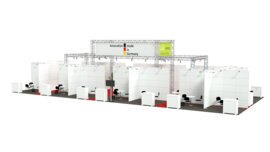 Beispielbild eines Young Innovator Stand auf der Messe