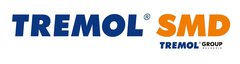 Das Logo von TREMOL SMD in blauer und orangener Schrift mit dem Zusatz „TREMOL Group BULGARIA“ in blau und schwarz.