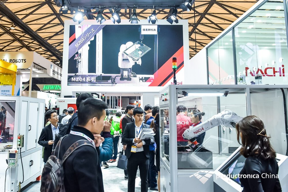 Visitors at productronica china