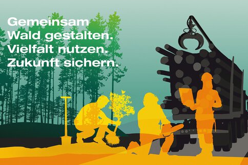 Key-Visual der INTERFORST mit Leitmotto