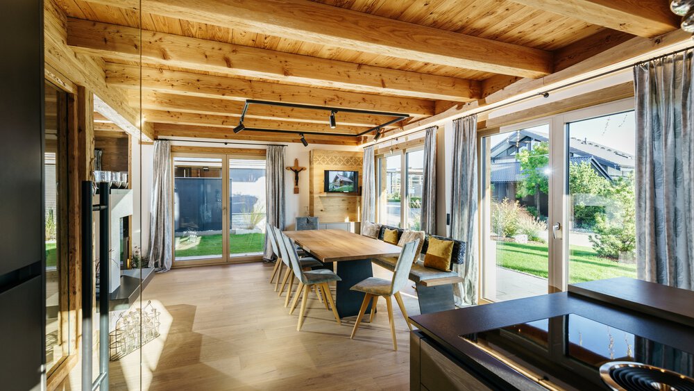 Esszimmer Musterhaus Tiroler Holzhaus GmbH