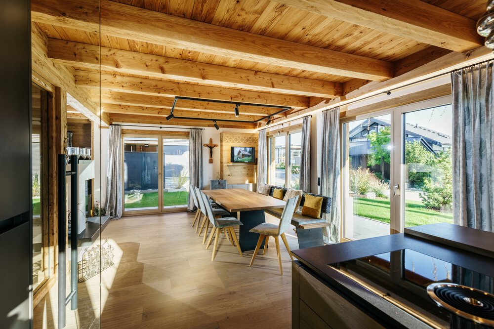 Esszimmer Musterhaus Tiroler Holzhaus GmbH