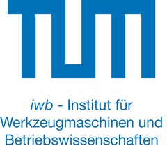 Logo für TUM, in großen blauen Buchstaben, darunter in klein der Text 