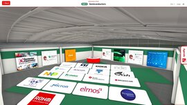 electronica virtual 2020 – Hallenansicht