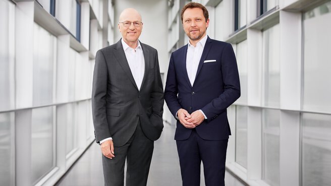 CEOs of Messe München: Dr. Reinhard Pfeiffer & Stefan Rummel