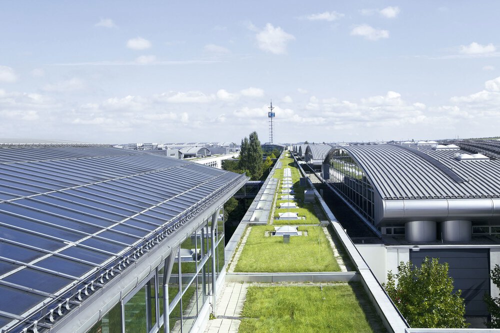 Dächer der Messe München